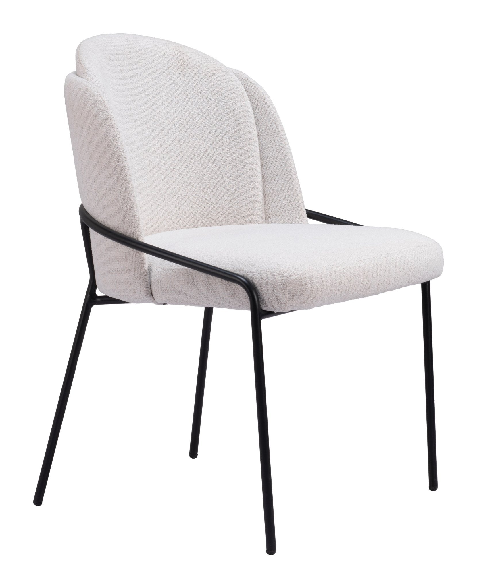Jambi Dining Chair (Set of 2) Ivory - Cozy Roots Decor