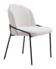 Jambi Dining Chair (Set of 2) Ivory - Cozy Roots Decor