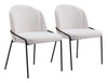 Jambi Dining Chair (Set of 2) Ivory - Cozy Roots Decor