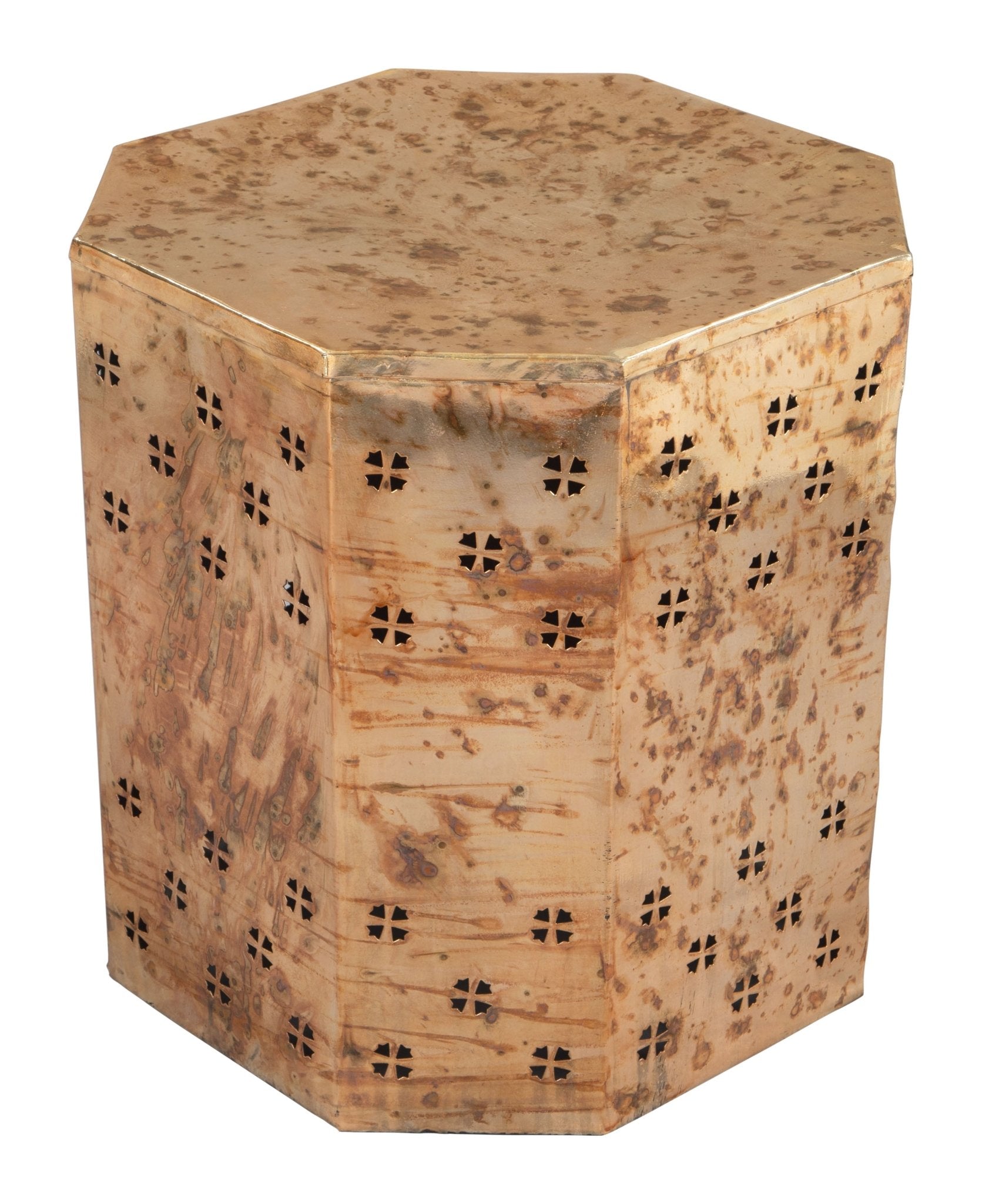 Jane Side Table Antique Copper - Cozy Roots Decor