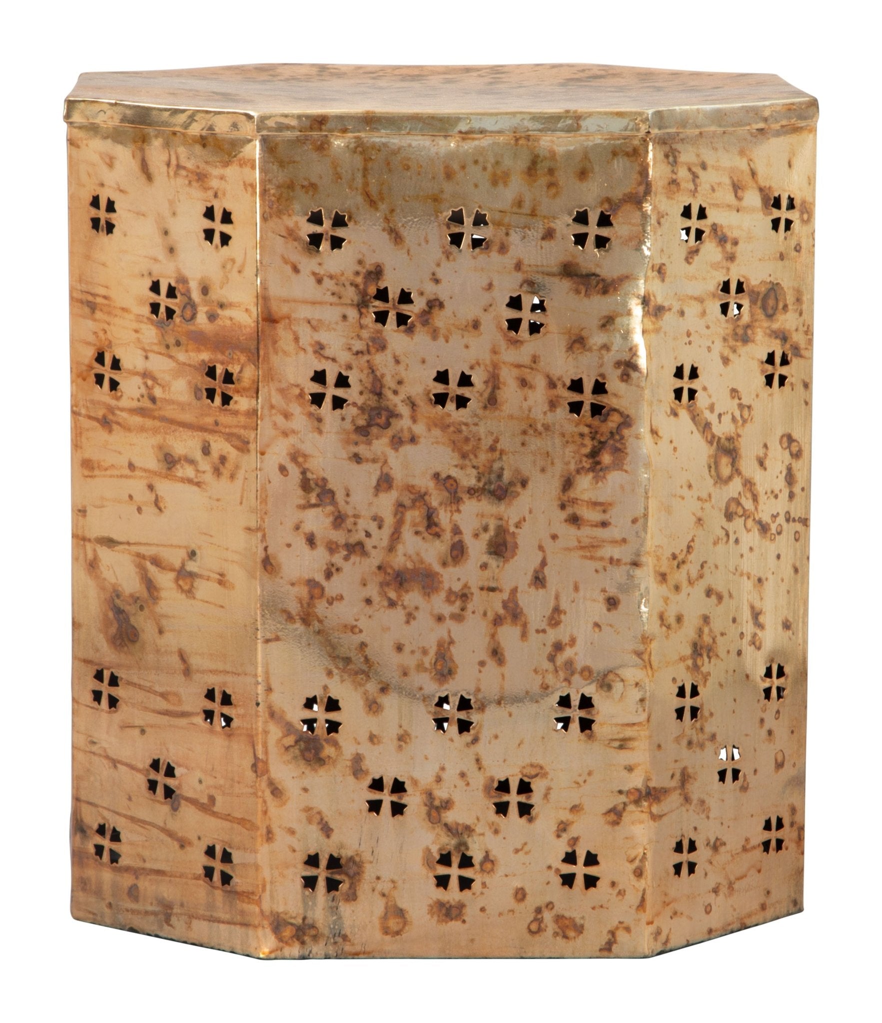 Jane Side Table Antique Copper - Cozy Roots Decor