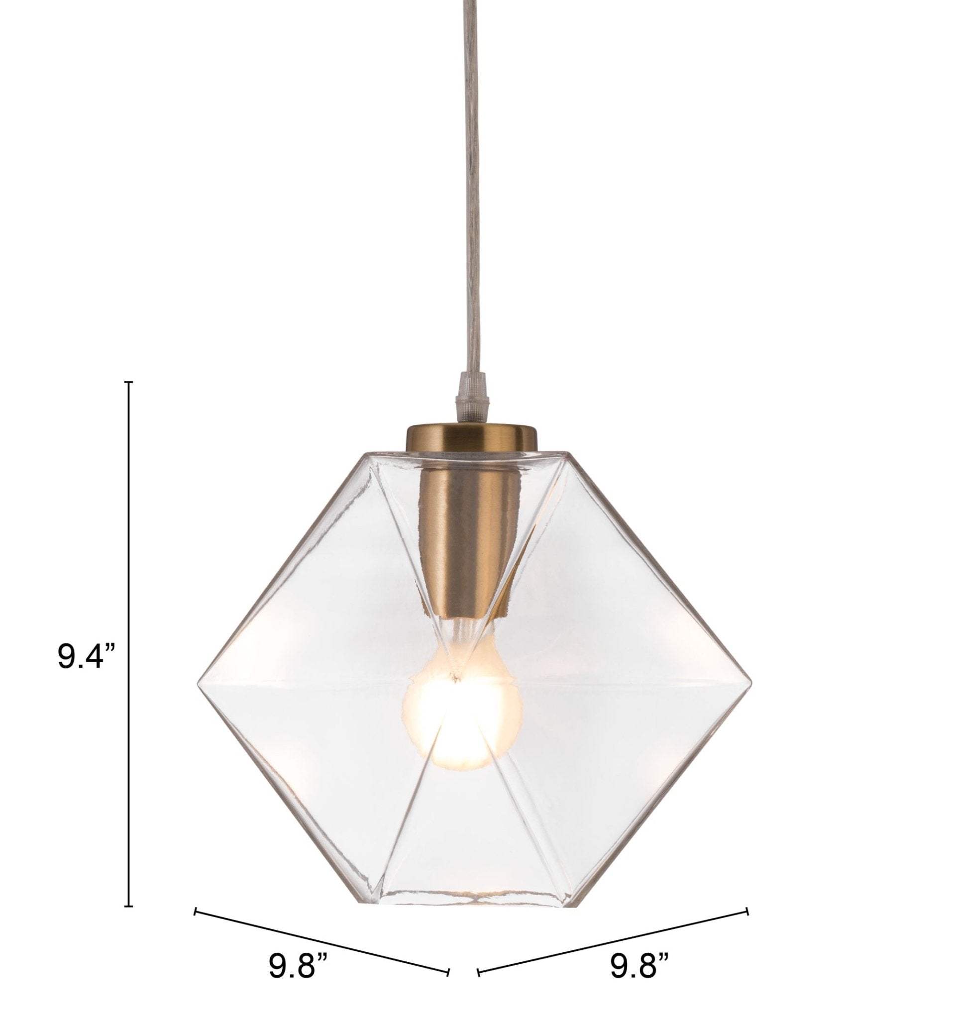 Jenny Ceiling Lamp Brass - Cozy Roots Decor