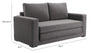 Jide Sleeper Sofa Gray - Cozy Roots Decor