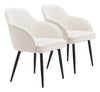 Jolie Dining Chair (Set of 2) Ivory - Cozy Roots Decor