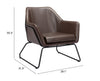 Jose Accent Chair Brown - Cozy Roots Decor