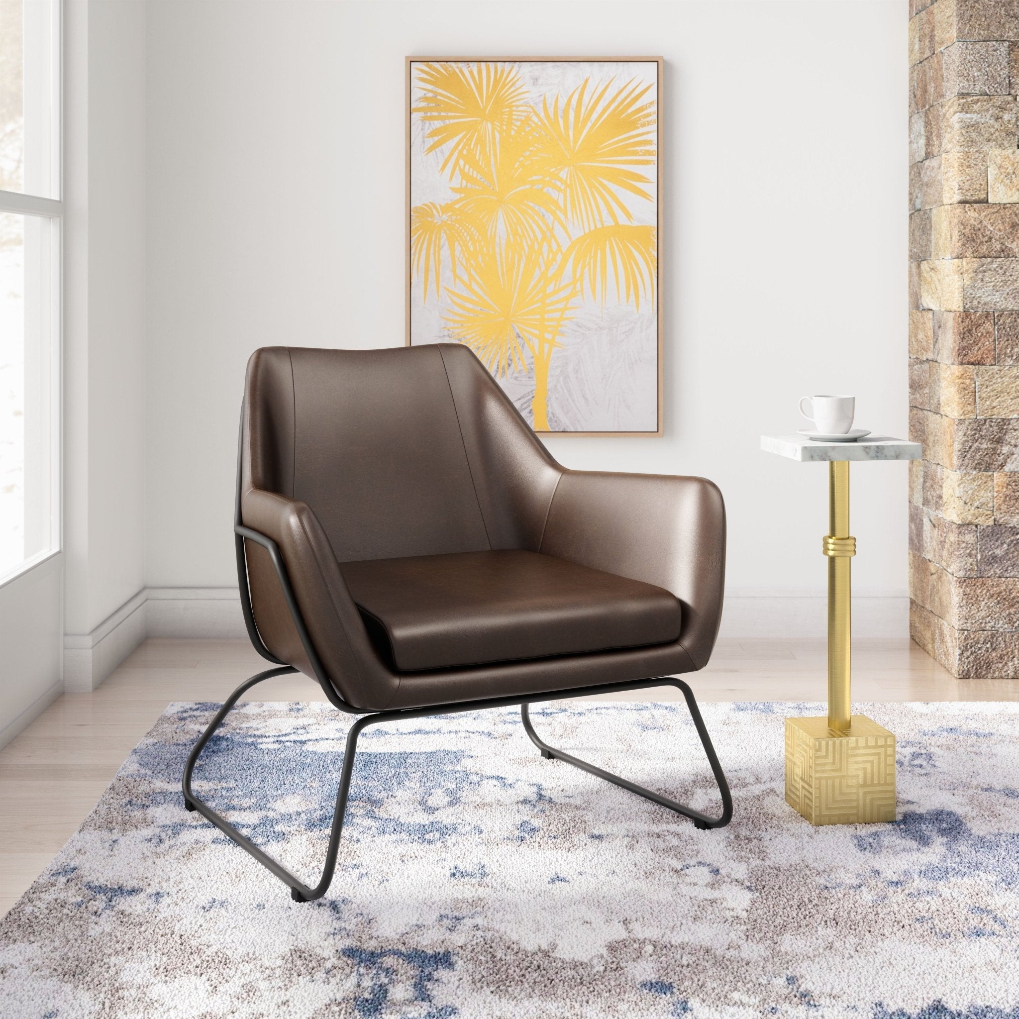 Jose Accent Chair Brown - Cozy Roots Decor