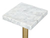 Josef Side Table White & Gold - Cozy Roots Decor