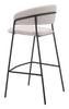 Josephine Barstool (Set of 2) Cream - Cozy Roots Decor