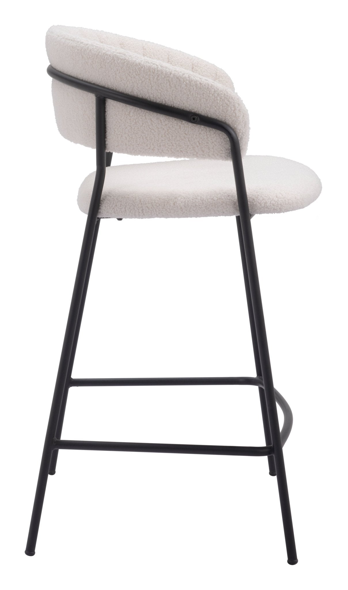 Josephine Counter Stool (Set of 2) Cream - Cozy Roots Decor