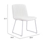 Joy Dining Chair (Set of 2) White - Cozy Roots Decor