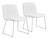 Joy Dining Chair (Set of 2) White - Cozy Roots Decor