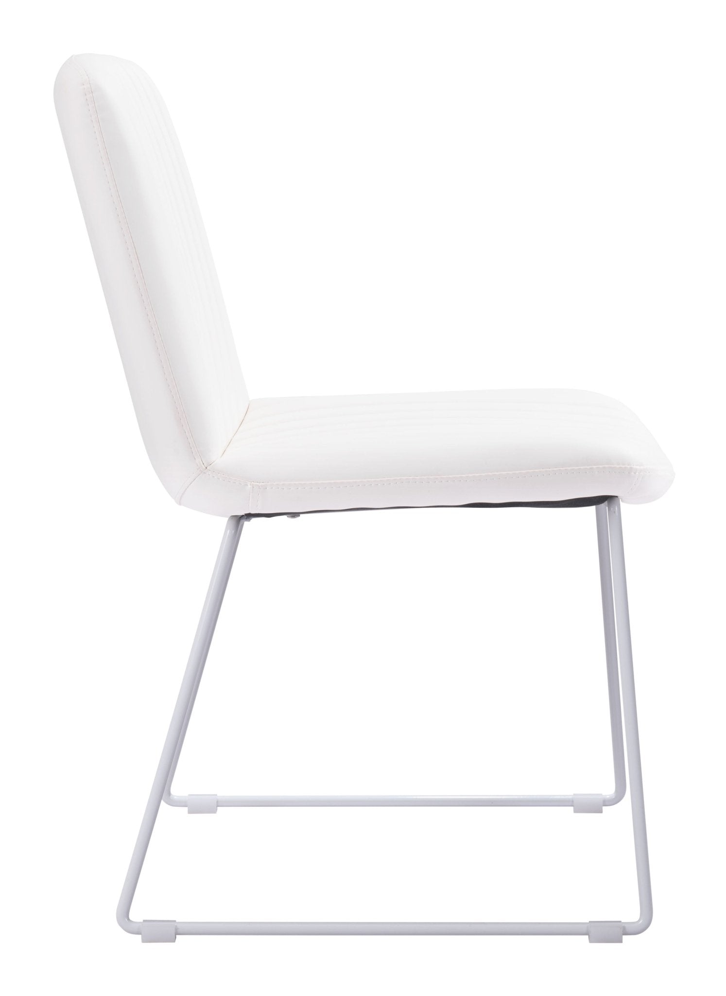 Joy Dining Chair (Set of 2) White - Cozy Roots Decor