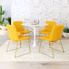 Joy Dining Chair (Set of 2) Yellow - Cozy Roots Decor