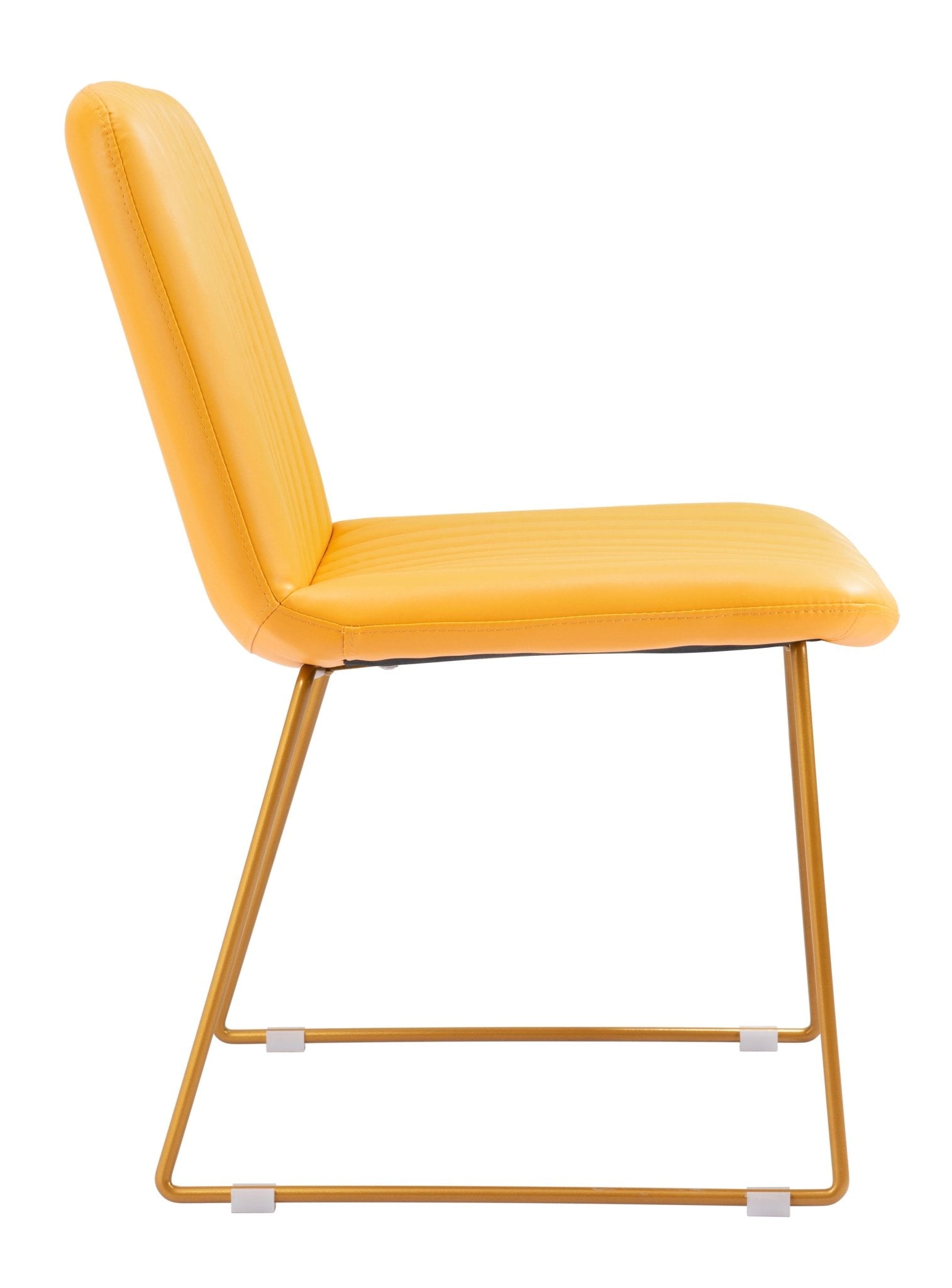 Joy Dining Chair (Set of 2) Yellow - Cozy Roots Decor