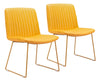 Joy Dining Chair (Set of 2) Yellow - Cozy Roots Decor