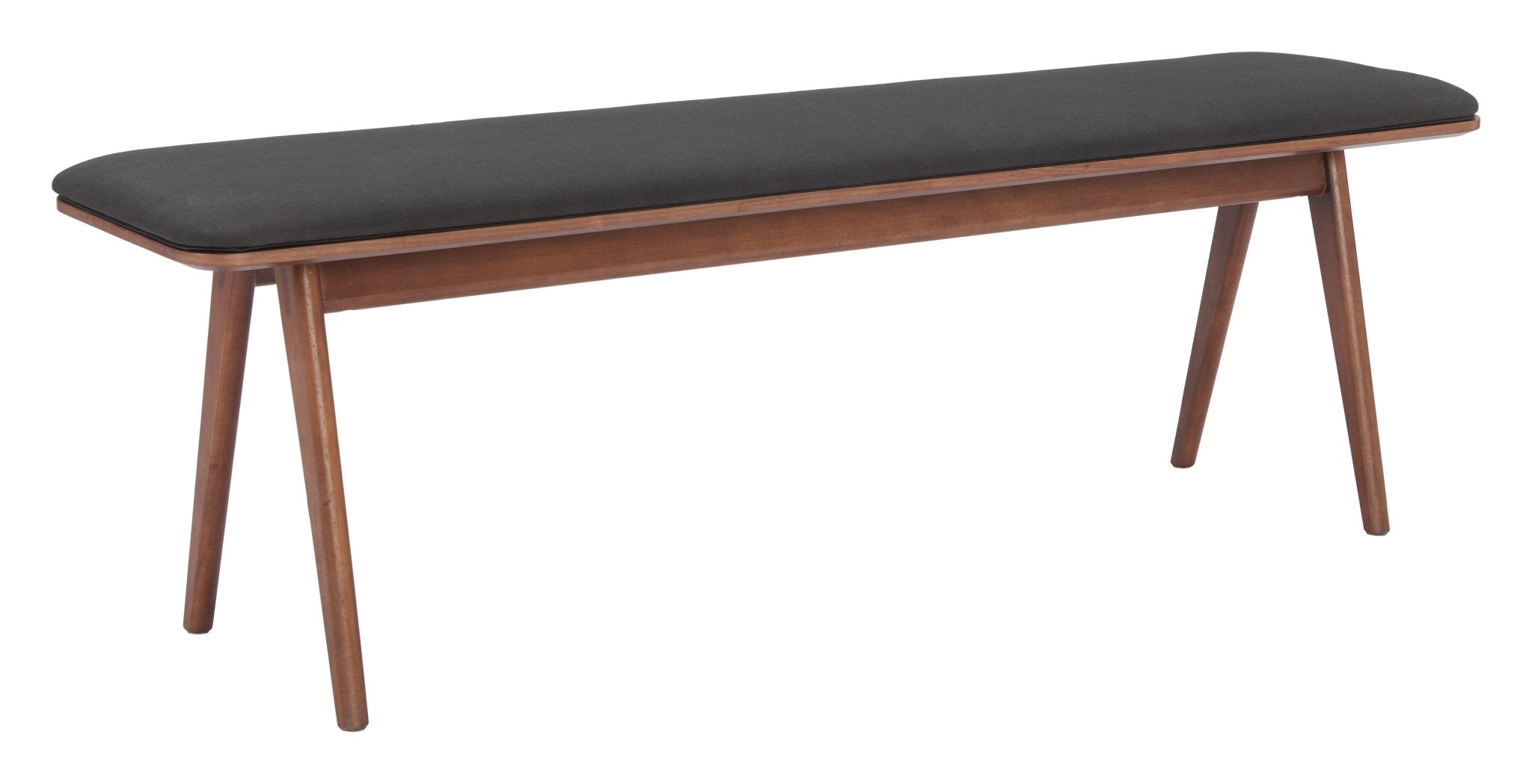 Kazwali Bench Black & Walnut - Cozy Roots Decor