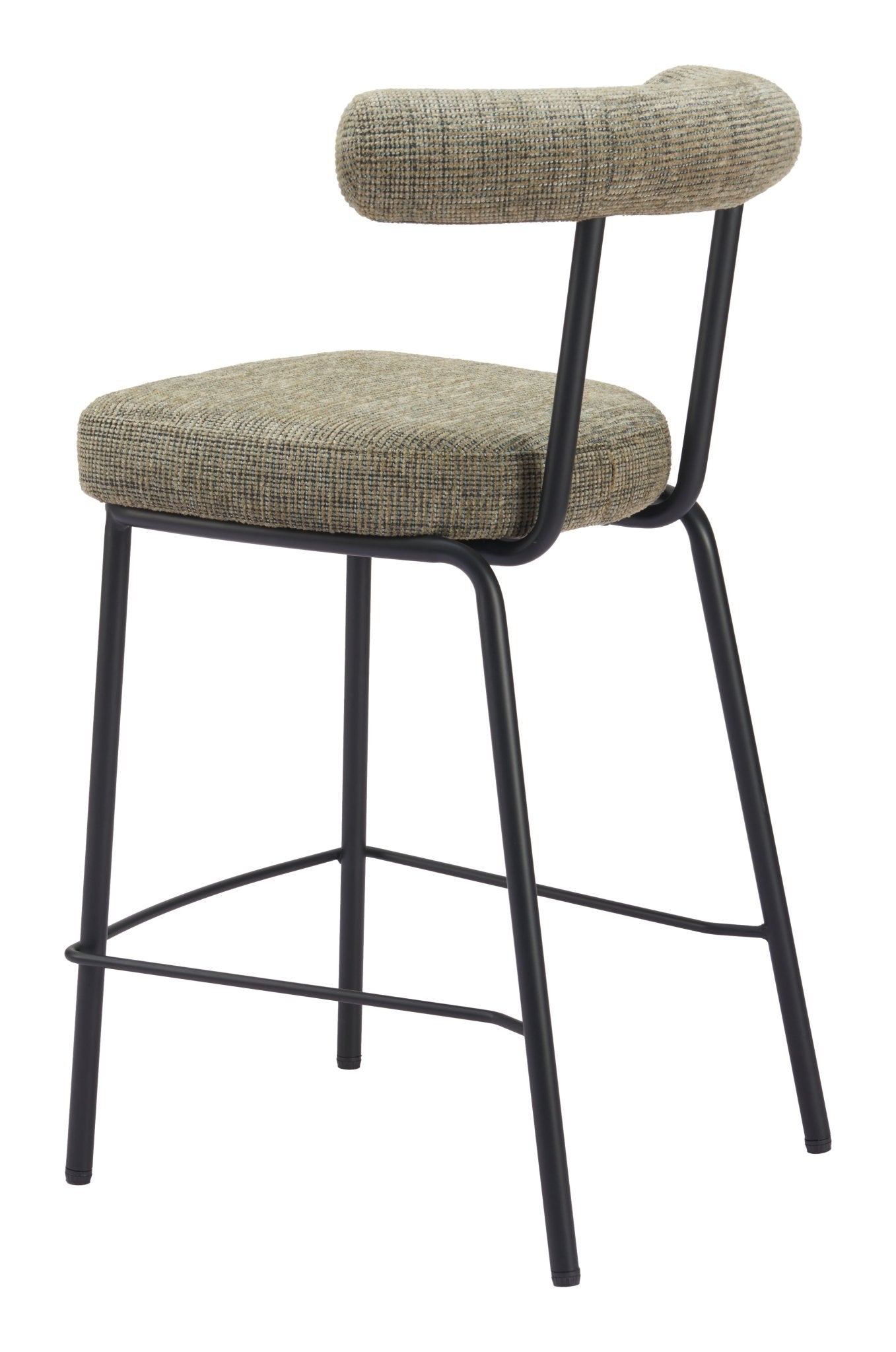 Kede Counter Stool Green Tweed - Cozy Roots Decor