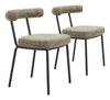 Kede Dining Chair (Set of 2) Green Tweed - Cozy Roots Decor