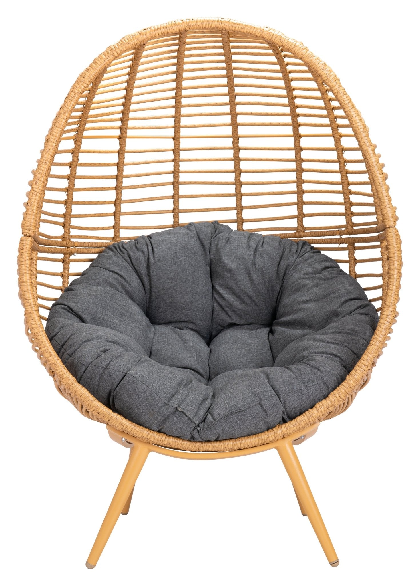 Kelley Accent Chair Gray & Natural - Cozy Roots Decor