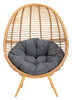 Kelley Accent Chair Gray & Natural - Cozy Roots Decor