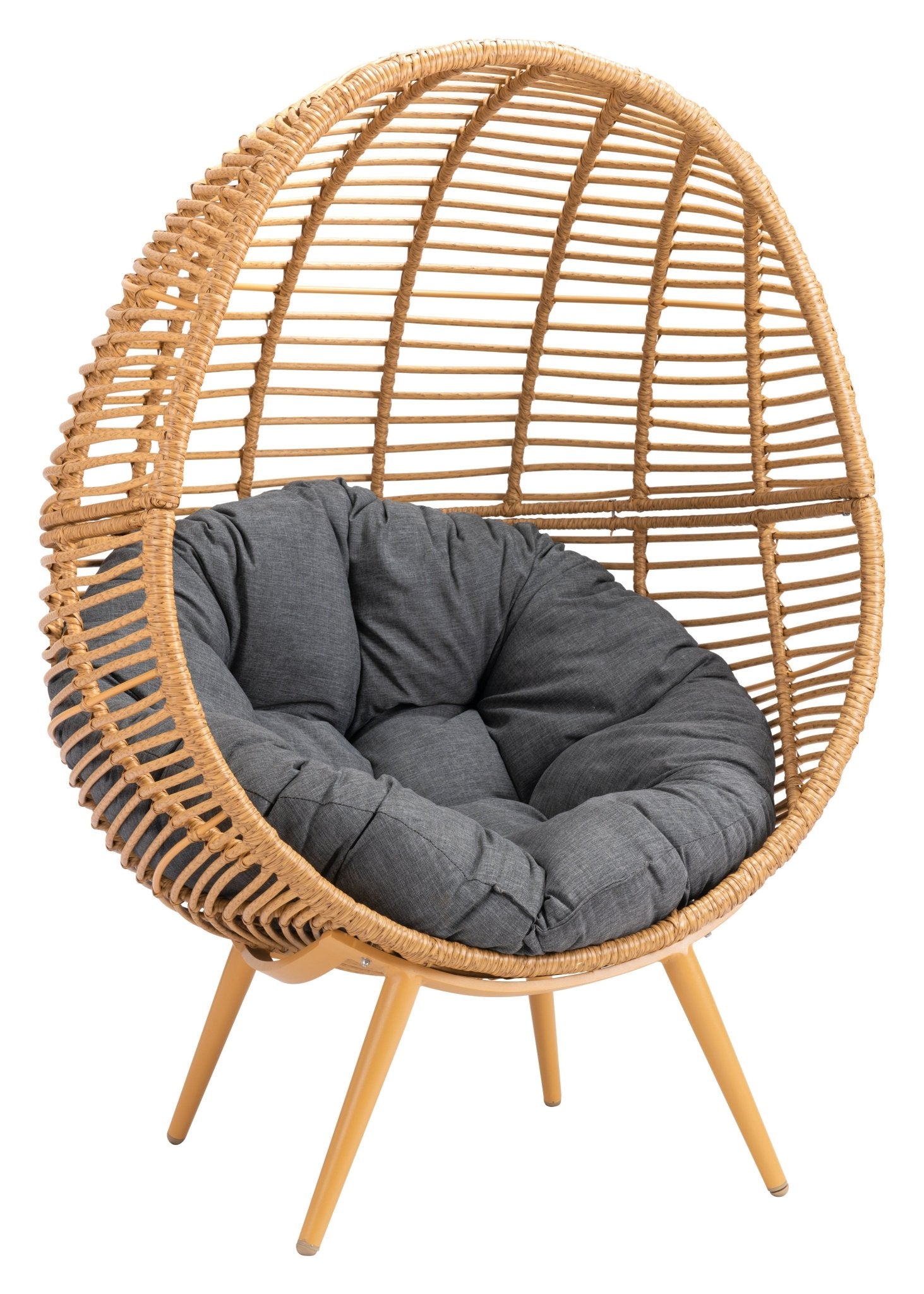 Kelley Accent Chair Gray & Natural - Cozy Roots Decor
