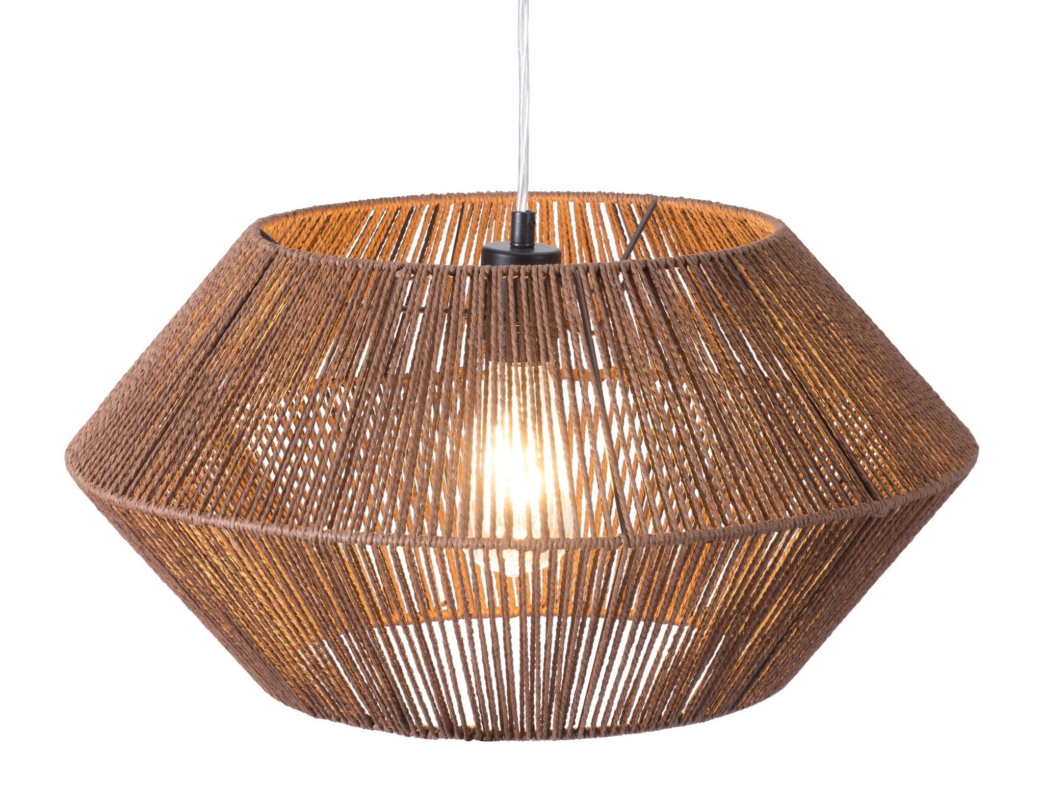 Kendrick Ceiling Lamp Brown - Cozy Roots Decor
