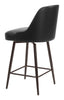 Keppel Swivel Counter Stool Black & Bronze - Cozy Roots Decor