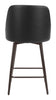 Keppel Swivel Counter Stool Black & Bronze - Cozy Roots Decor