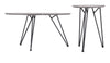 Kerris Coffee Table Set (2 - Piece) Gray & Black - Cozy Roots Decor