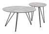 Kerris Coffee Table Set (2 - Piece) Gray & Black - Cozy Roots Decor