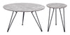 Kerris Coffee Table Set (2 - Piece) Gray & Black - Cozy Roots Decor