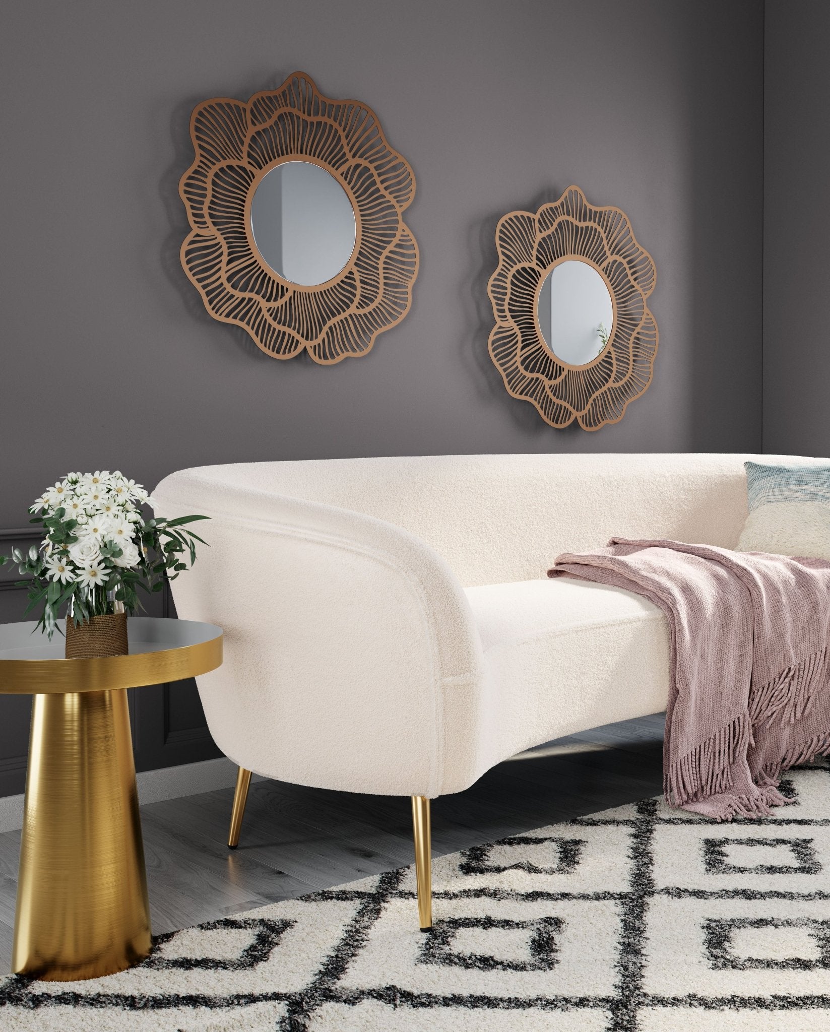 Ketu Mirror Copper - Cozy Roots Decor