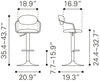 Kirby Barstool Vintage Black & Black - Cozy Roots Decor