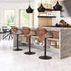 Kirby Barstool Vintage Brown & Black - Cozy Roots Decor