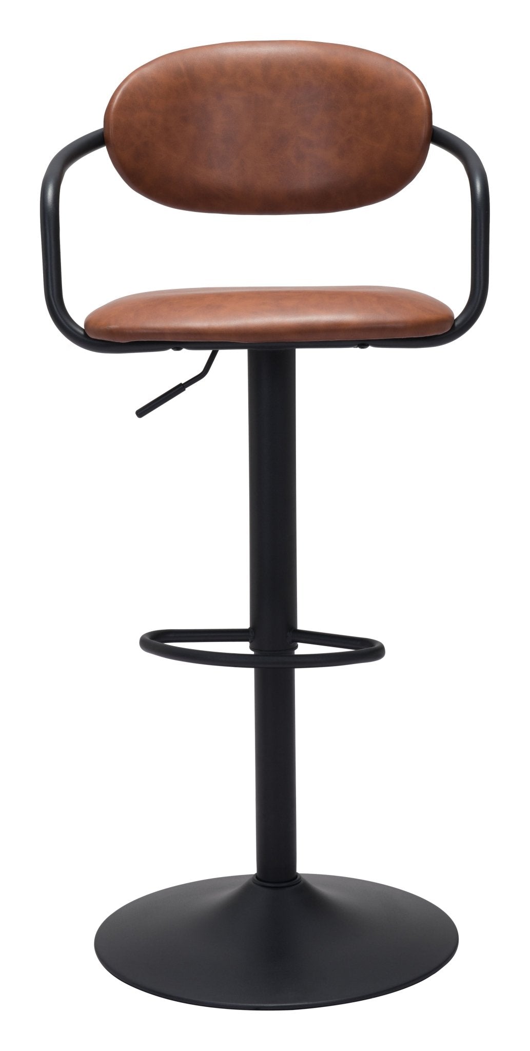 Kirby Barstool Vintage Brown & Black - Cozy Roots Decor