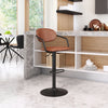 Kirby Barstool Vintage Brown & Black - Cozy Roots Decor