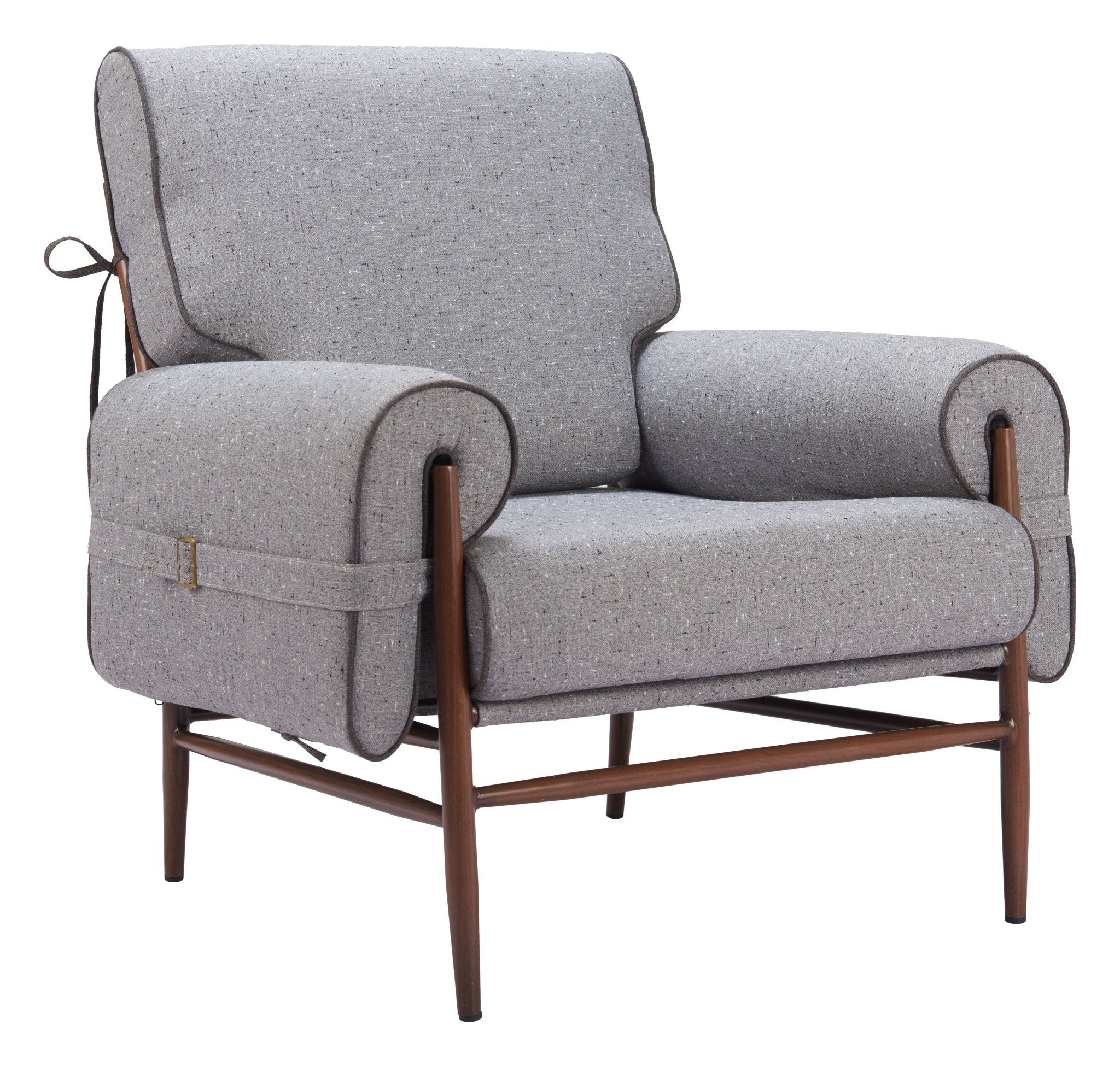 Klem Accent Chair Gray - Cozy Roots Decor
