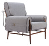 Klem Accent Chair Gray - Cozy Roots Decor