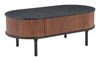 Koriana Coffee Table Black & Walnut - Cozy Roots Decor