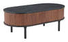 Koriana Coffee Table Black & Walnut - Cozy Roots Decor