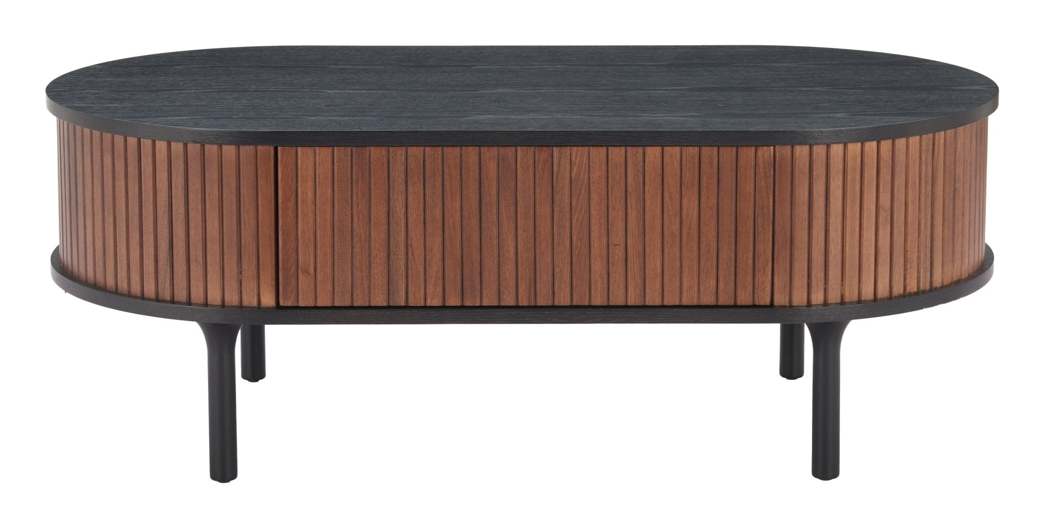 Koriana Coffee Table Black & Walnut - Cozy Roots Decor