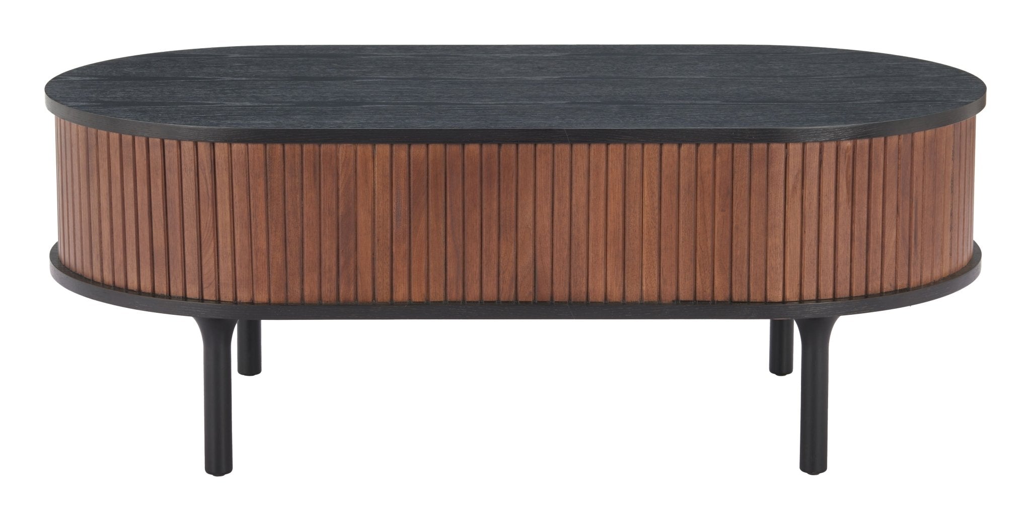 Koriana Coffee Table Black & Walnut - Cozy Roots Decor