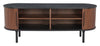 Koriana Entertainment Stand Black & Walnut - Cozy Roots Decor