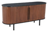 Koriana Sideboard Black & Walnut - Cozy Roots Decor