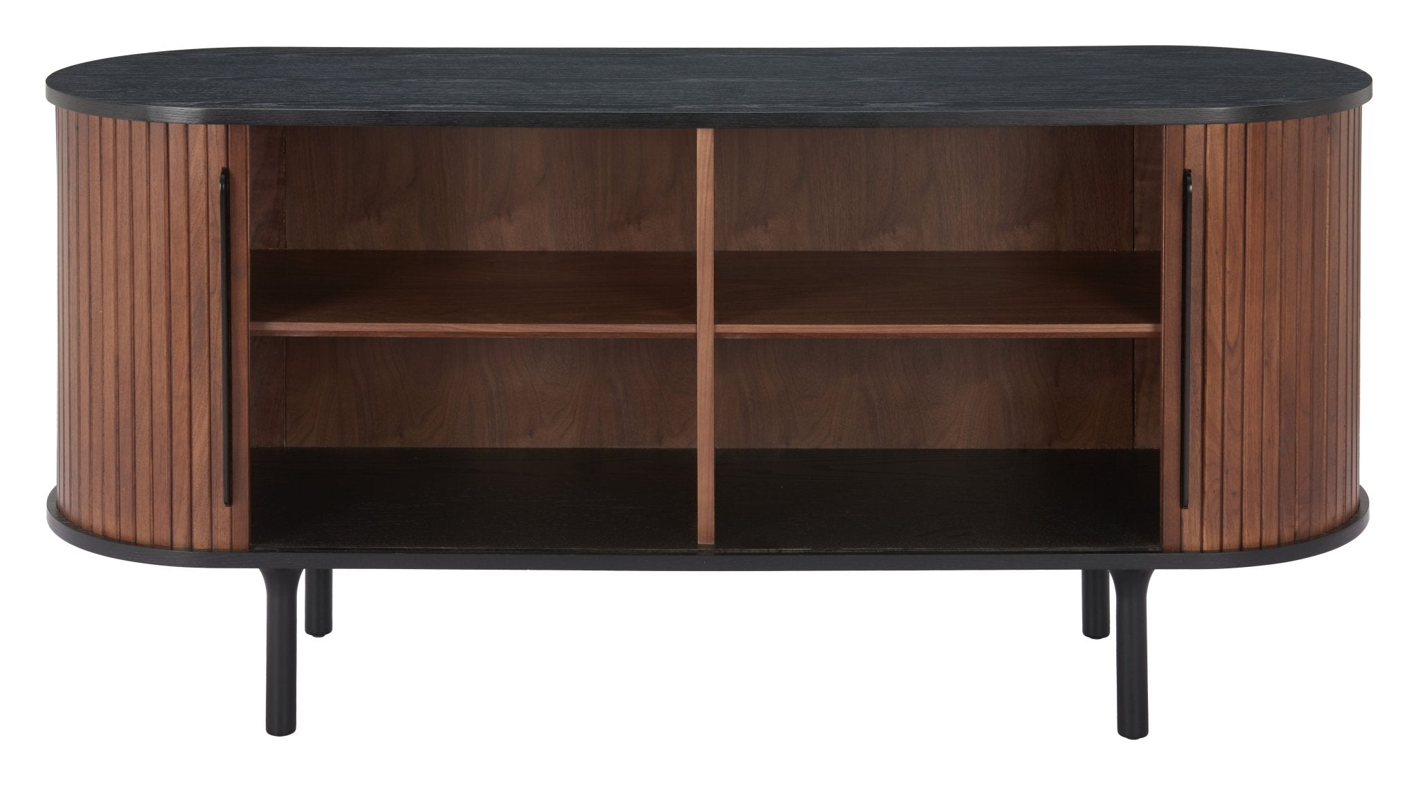 Koriana Sideboard Black & Walnut - Cozy Roots Decor