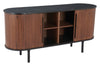 Koriana Sideboard Black & Walnut - Cozy Roots Decor