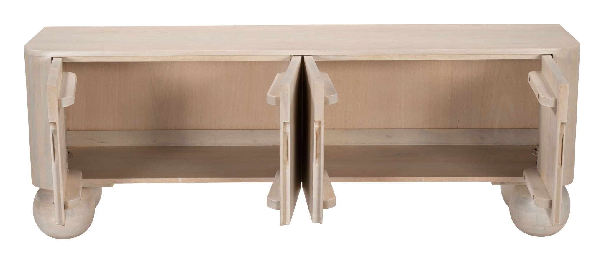 Kuti Entertainment Stand Natural - Cozy Roots Decor