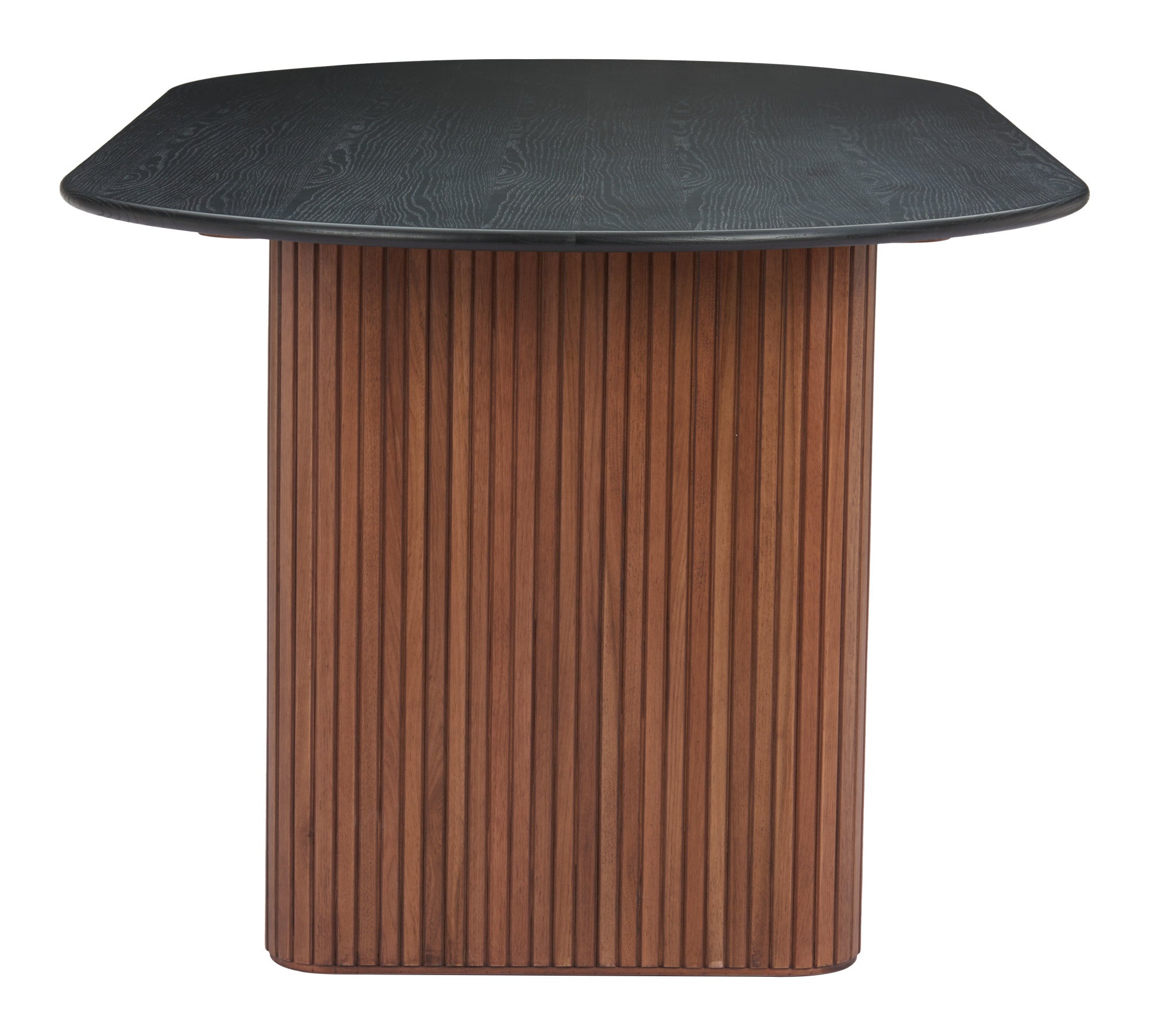 Lassig Dining Table Black & Walnut - Cozy Roots Decor
