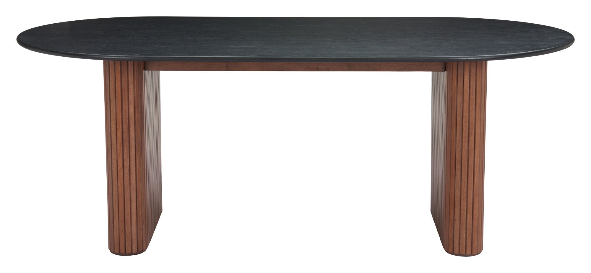 Lassig Dining Table Black & Walnut - Cozy Roots Decor