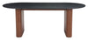 Lassig Dining Table Black & Walnut - Cozy Roots Decor